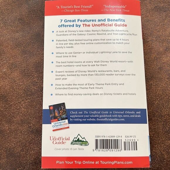 The Unofficial Guide Walt Disney World 2023. Like new condition. - Picture 2 of 4